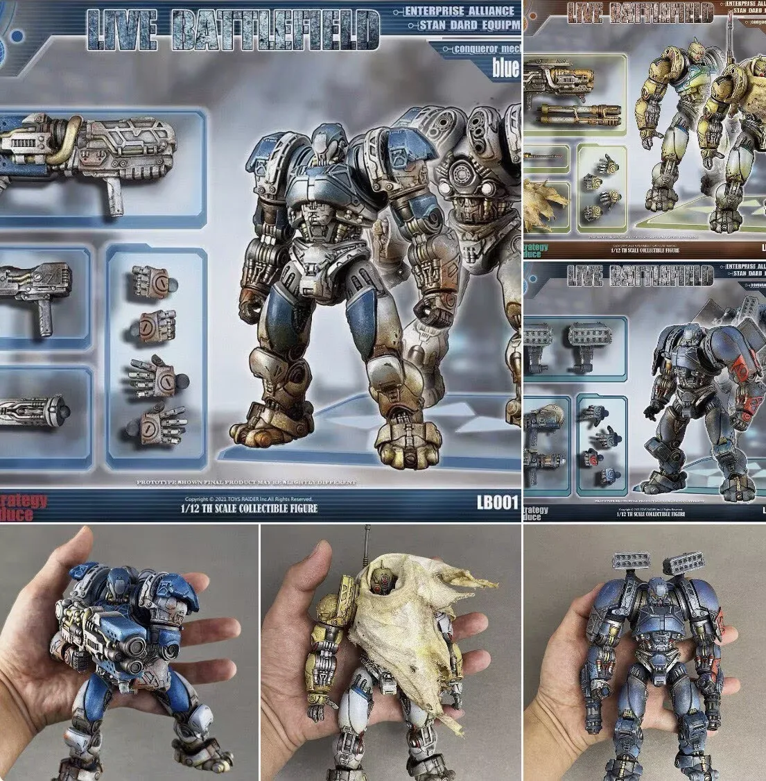 In Stock Tactic Studio 1/12 Battlefield Conqueror Mecha Series Lb001 Blue Charger Lb002 Red Line Lb003 Blood Purge Set
In Stock Tactic Studio 1/12 Battlefield Conqueror Mecha Series Lb001 Blue Charger Lb002 Red Line Lb003 Blood Purge Set