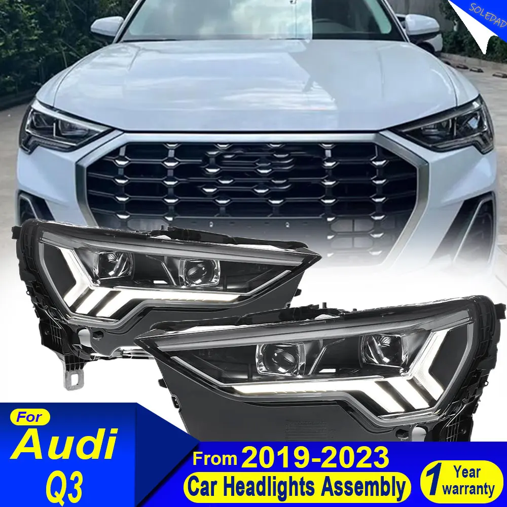 Car Full LED Headlights For Audi Q3 2019-2023 high style full LED Assembly Upgrade High Configure Projector Lens Accessories 2pc
Car Full LED Headlights For Audi Q3 2019-2023 high style full LED Assembly Upgrade High Configure Projector Lens Accessories 2pc