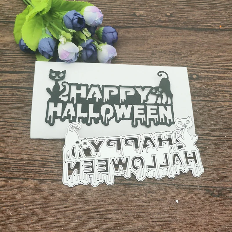 Halloween card Metal Cutting Dies Stencils For DIY Scrapbooking Decorative Embossing Handcraft Die Cutting Template
Halloween card Metal Cutting Dies Stencils For DIY Scrapbooking Decorative Embossing Handcraft Die Cutting Template