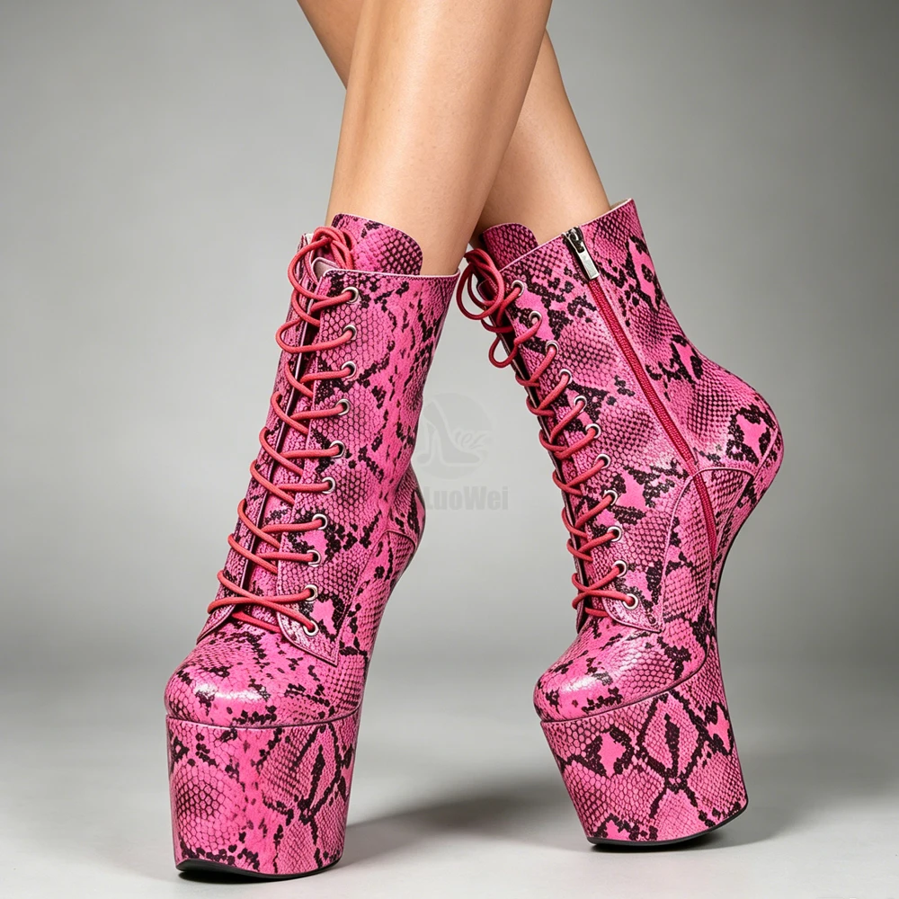 20Cm High Heel Platform Novelty Pole Dancing Cosplay Sexy Ankle Boots Size36-46
20Cm High Heel Platform Novelty Pole Dancing Cosplay Sexy Ankle Boots Size36-46