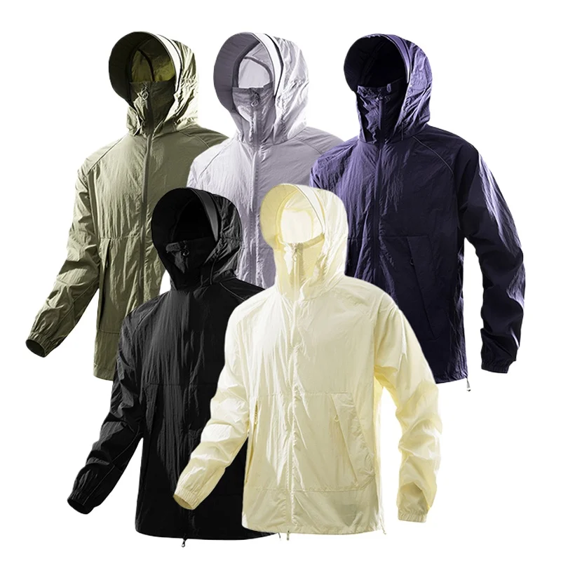 Lightweight Quick-Drying Breathable Ice Silk Men Jacket UPF 50+ Sun Screen Hooded Coats Summer Outdoor Mountain Climbing Couple
Lightweight Quick-Drying Breathable Ice Silk Men Jacket UPF 50+ Sun Screen Hooded Coats Summer Outdoor Mountain Climbing Couple