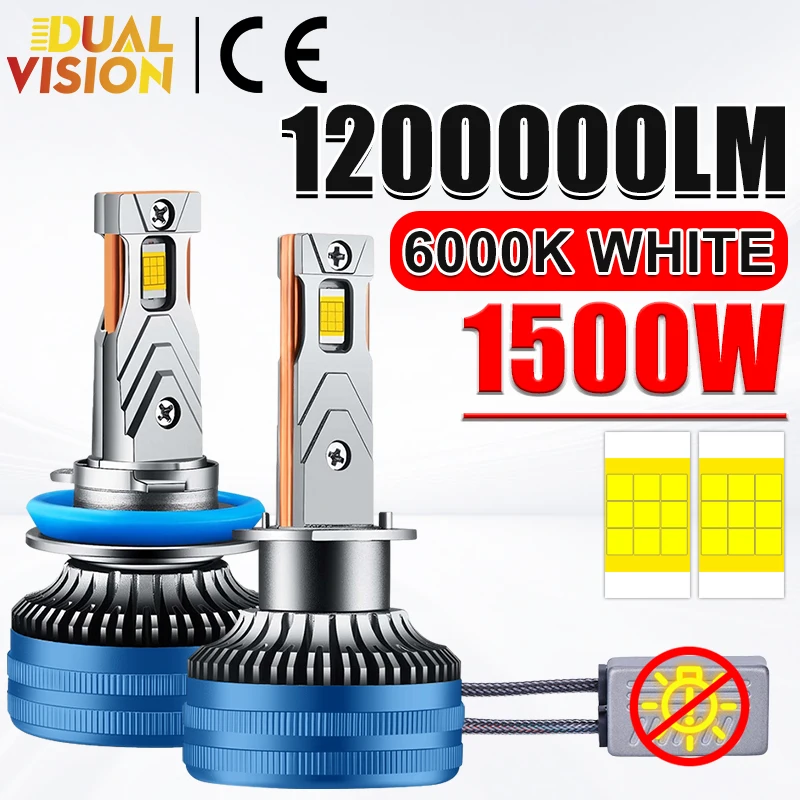 H7 LED 12V H4 H11 Автомобильная фара H3 H8 H1 HB3 9005 HB4 9006 9012 HIR2 H9 18PCS 8054 CSP Chip Turbo Canbus Комплект автоматического лазерного освещения
H7 LED 12V H4 H11 Автомобильная фара H3 H8 H1 HB3 9005 HB4 9006 9012 HIR2 H9 18PCS 8054 CSP Chip Turbo Canbus Комплект автоматического лазерного освещения