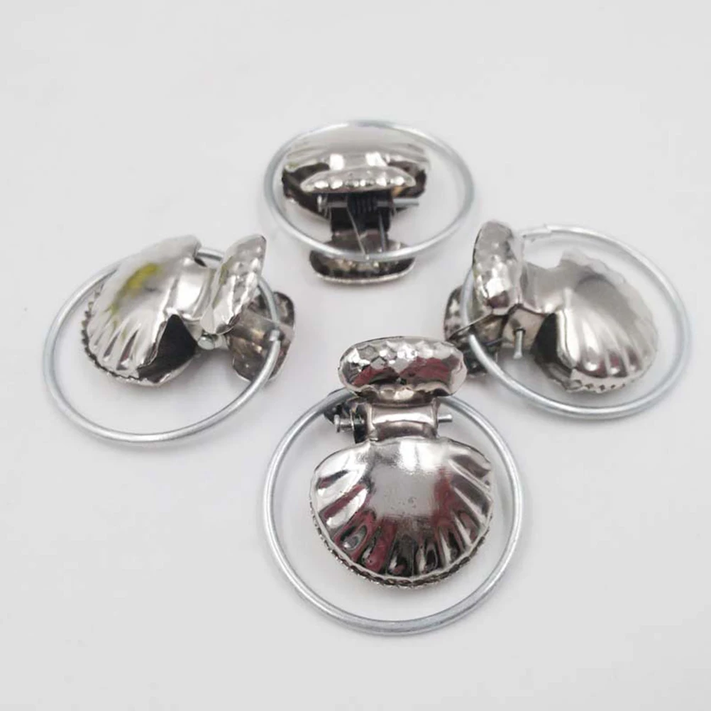 8pcs Black Steel Curtain Clips 3.8Cm Diameter Strong Grip Electroplated Decorative Hooks For Bedroom Hotel Drapery Stainless
8pcs Black Steel Curtain Clips 3.8Cm Diameter Strong Grip Electroplated Decorative Hooks For Bedroom Hotel Drapery Stainless