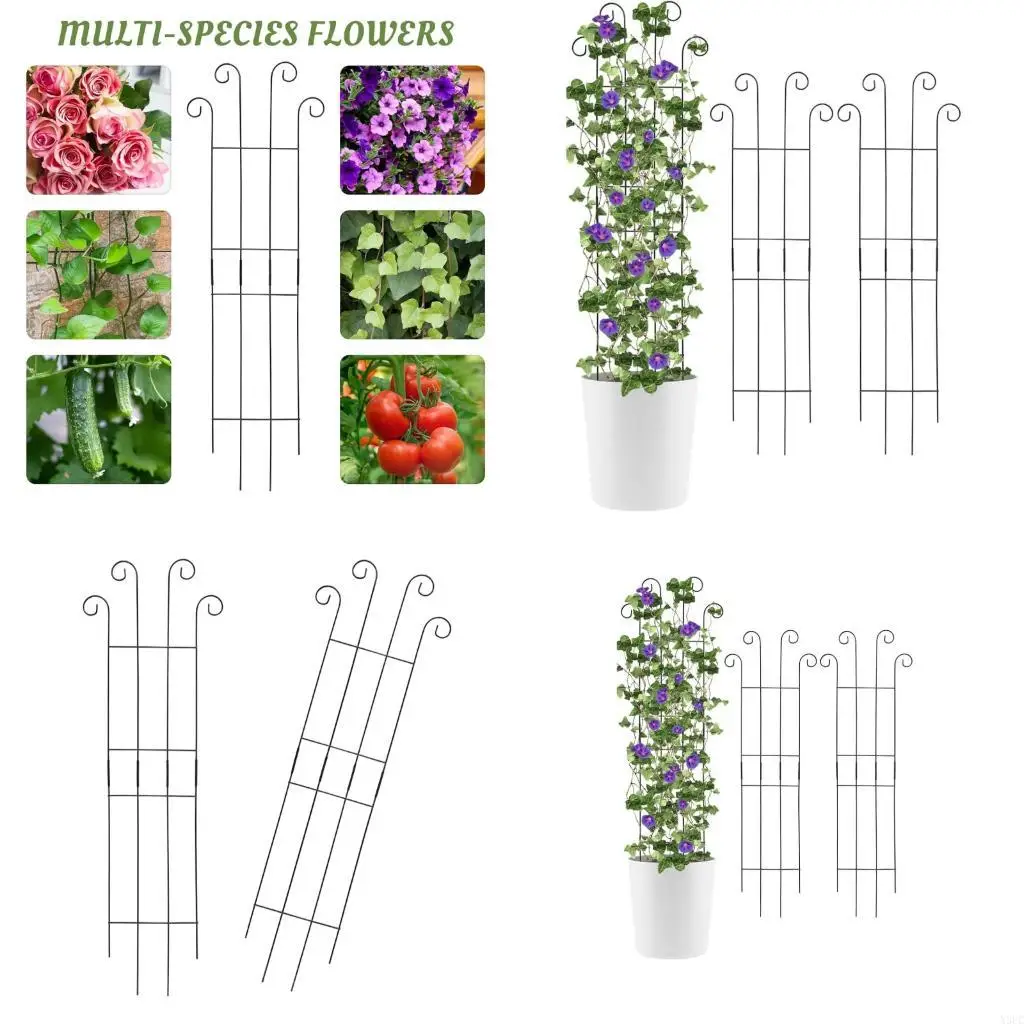 2pcs Space Efficient Metal Trellis Structure For Balcony Garden Decoration X3UC
2pcs Space Efficient Metal Trellis Structure For Balcony Garden Decoration X3UC