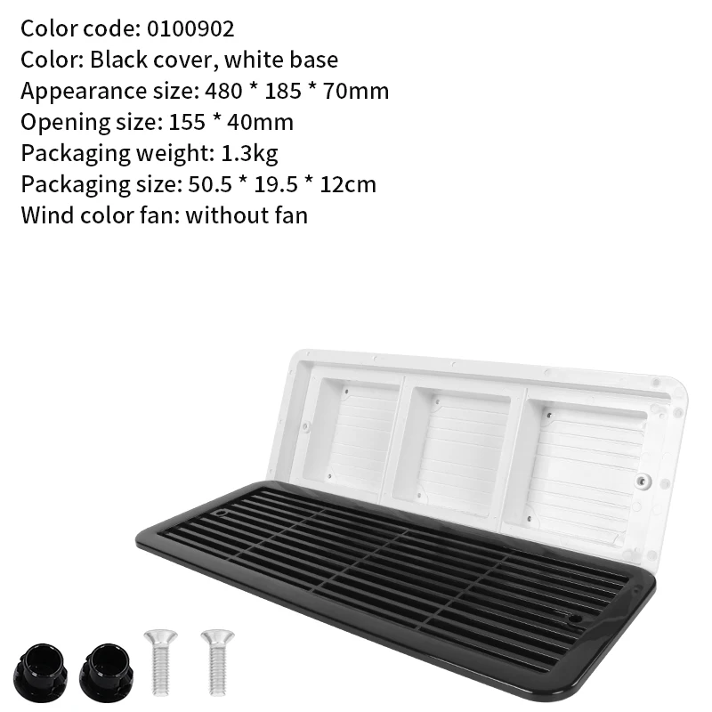 TYTXRV Аксессуары для автодома Крышка вытяжного вентилятора для автофургона Настенная внешняя вентиляционная крышка Воздушные решетки без вентилятора
TYTXRV Аксессуары для автодома Крышка вытяжного вентилятора для автофургона Настенная внешняя вентиляционная крышка Воздушные решетки без вентилятора