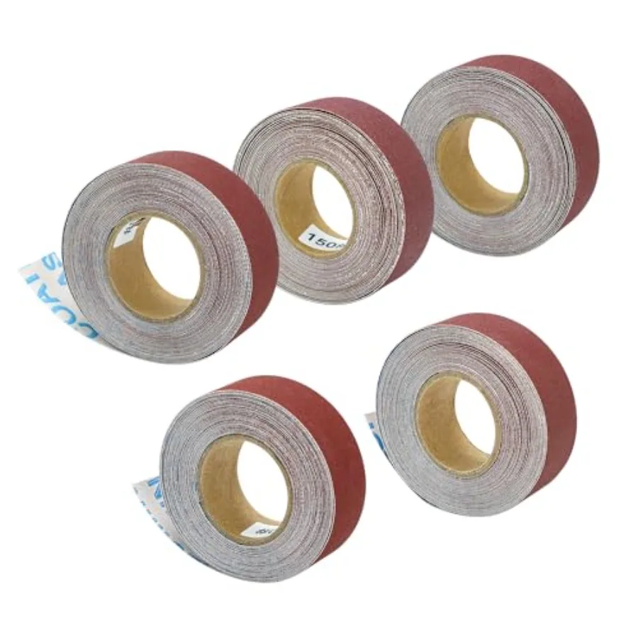 Abrasive Sanding Rolls 1" x 20Ft x 5 Grits Abrasive Sandpaper Rolls for Finishing and Sanding Abrasive Paper Variety Pack in As
Abrasive Sanding Rolls 1" x 20Ft x 5 Grits Abrasive Sandpaper Rolls for Finishing and Sanding Abrasive Paper Variety Pack in As