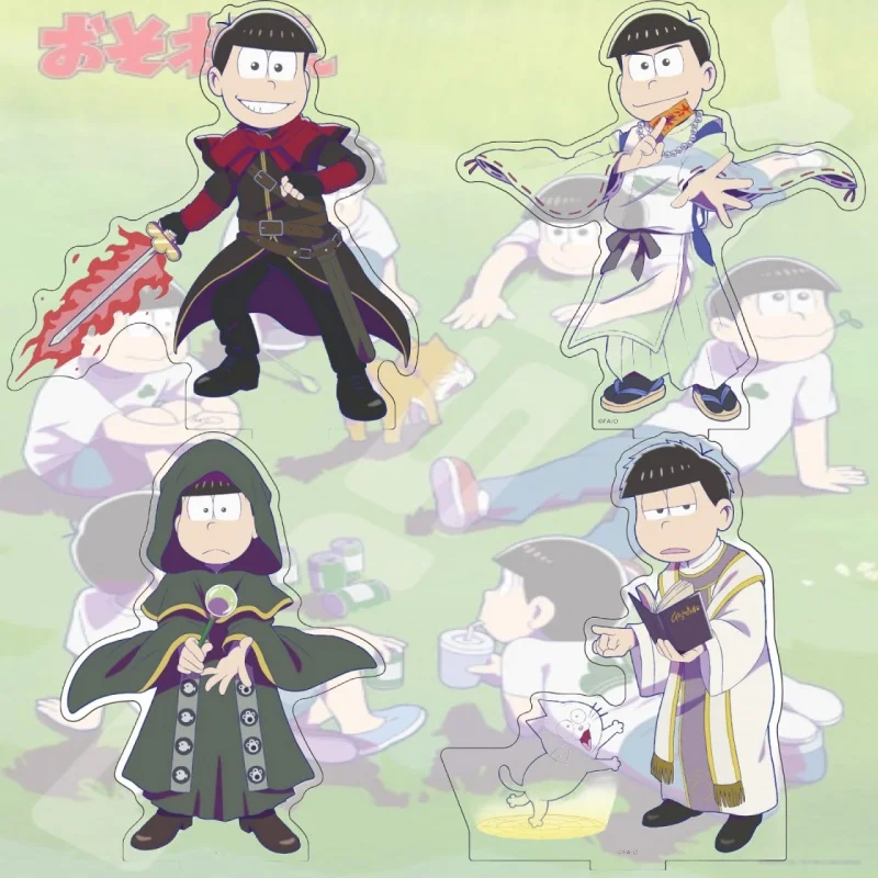 Mr Osomatsu Merch, Osomatsu-san Anime Goods, Matsuno Sextuplets Acrylic Stand Badge Keychain, Funny Slice of Life Comedy
Mr Osomatsu Merch, Osomatsu-san Anime Goods, Matsuno Sextuplets Acrylic Stand Badge Keychain, Funny Slice of Life Comedy