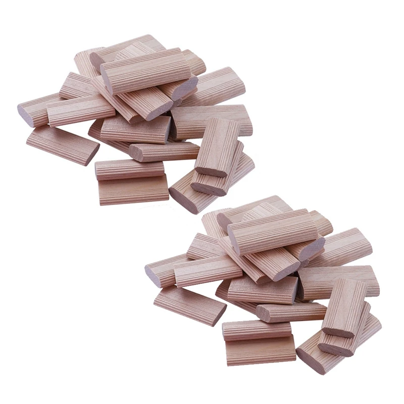 ABRU-200 Pieces Of 8Mm Domino Wooden Dowel Connectors, Beech Wood Plugs, Woodworking Furniture Splicing Connectors
ABRU-200 Pieces Of 8Mm Domino Wooden Dowel Connectors, Beech Wood Plugs, Woodworking Furniture Splicing Connectors