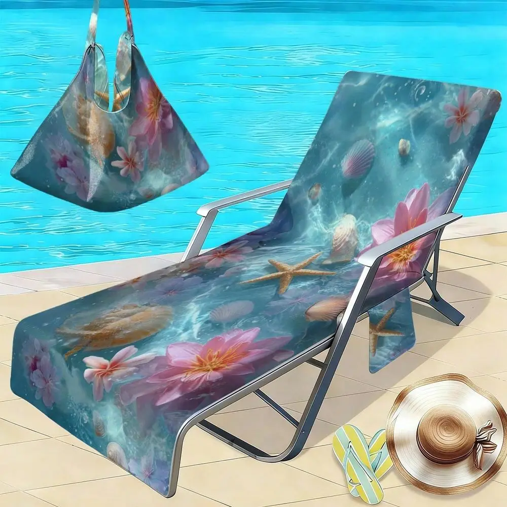 Starfish Print UltraSoft Fiber Beach Chair Cover, With Pocket, Lightweight Breathable, Ideal For Travel Beach Vacation, Pool Es
Starfish Print UltraSoft Fiber Beach Chair Cover, With Pocket, Lightweight Breathable, Ideal For Travel Beach Vacation, Pool Es