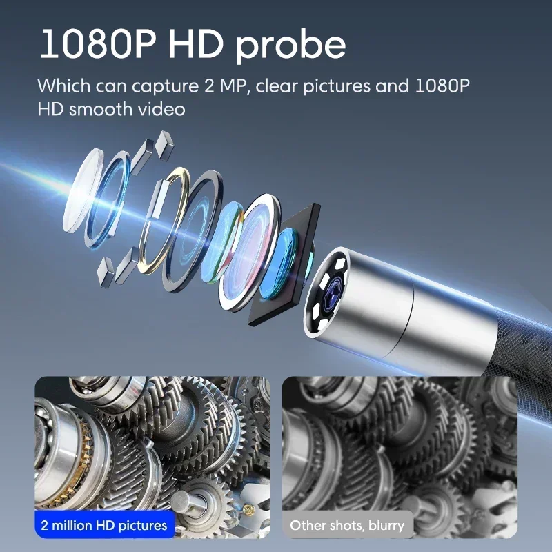 S50 6mm 1m High Resolution Analog Borescope Camera Portable 4-Way Articulating Endoscope CMOS 720 Video Inspection Bore Scope
S50 6mm 1m High Resolution Analog Borescope Camera Portable 4-Way Articulating Endoscope CMOS 720 Video Inspection Bore Scope