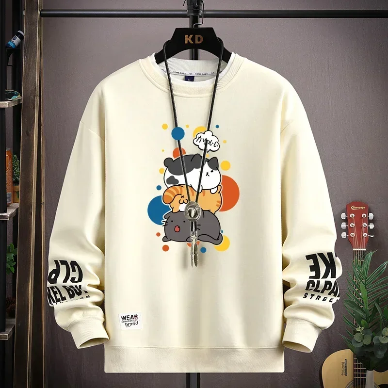M-5XL Oversized Sweatshirts Cartoon Cat Hoodies Streetwear Men Women Autumn Long Sleeve T-shirt Men's Clothing Harajuku Top Man
M-5XL Oversized Sweatshirts Cartoon Cat Hoodies Streetwear Men Women Autumn Long Sleeve T-shirt Men's Clothing Harajuku Top Man