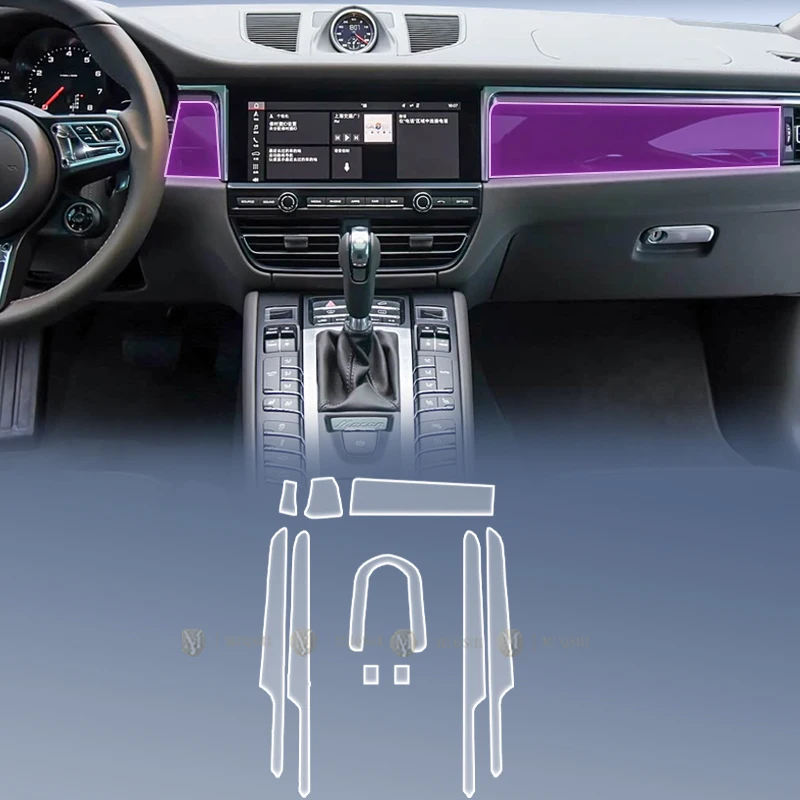 For Porsche Macan 2014-2020 Car Interior Film Dashboard piano board Shift center console Anti-scratch transparent TPU PPF Film
For Porsche Macan 2014-2020 Car Interior Film Dashboard piano board Shift center console Anti-scratch transparent TPU PPF Film