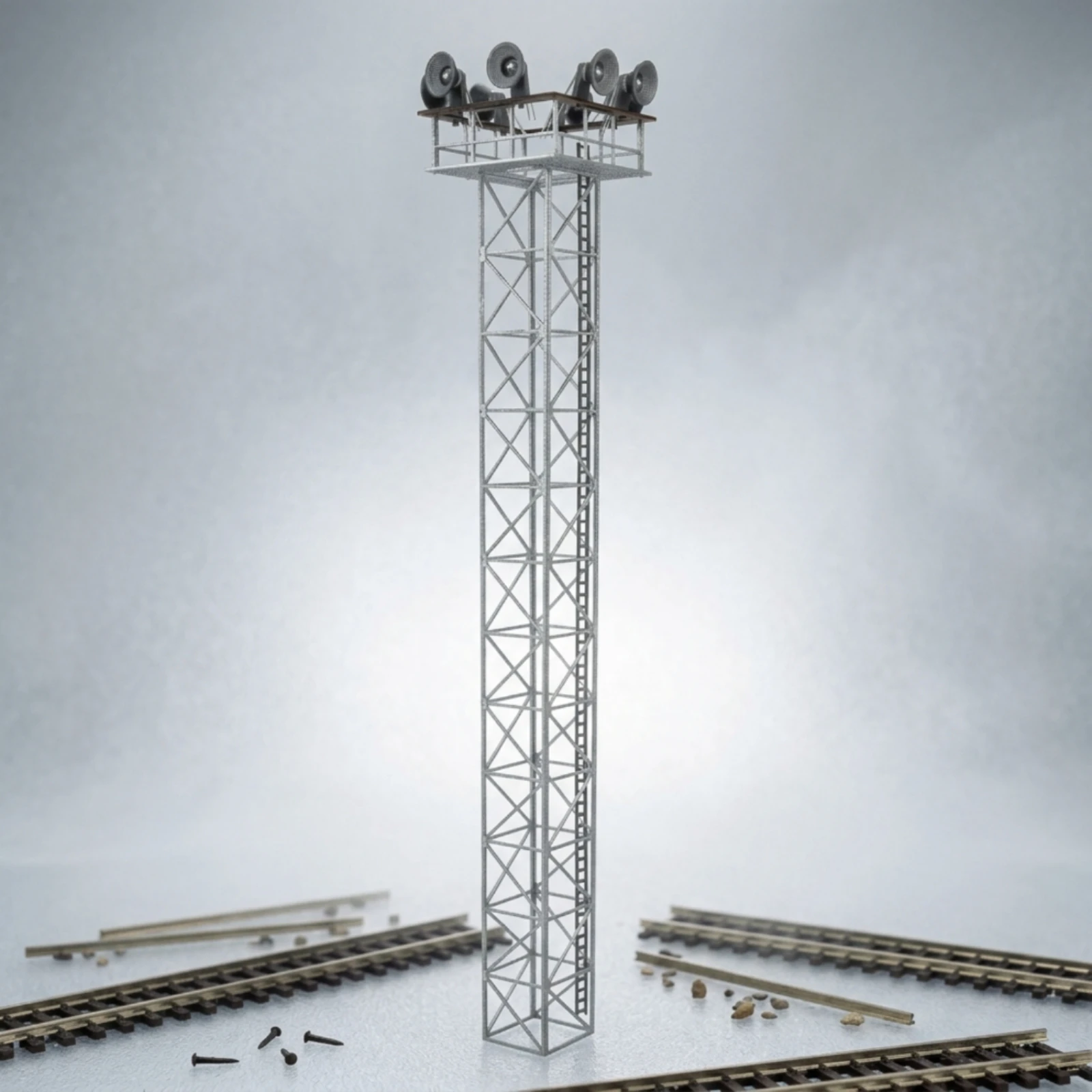 Beacon Station Model LED Lattice Structure with Ladder HO Scale Structure 1:87 Realistic for Collectors, Railway Layouts
Beacon Station Model LED Lattice Structure with Ladder HO Scale Structure 1:87 Realistic for Collectors, Railway Layouts