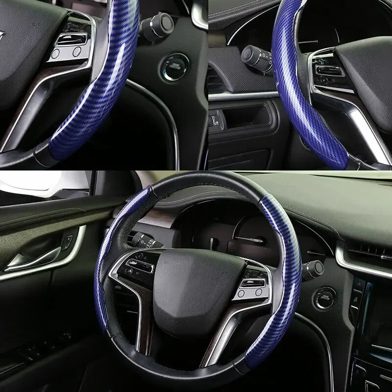 Universal Car Accessories Interior Steering Wheel Booster Non-Slip Cover Carbon Fiber Look 2pcs Blue Covers bodykits
Universal Car Accessories Interior Steering Wheel Booster Non-Slip Cover Carbon Fiber Look 2pcs Blue Covers bodykits