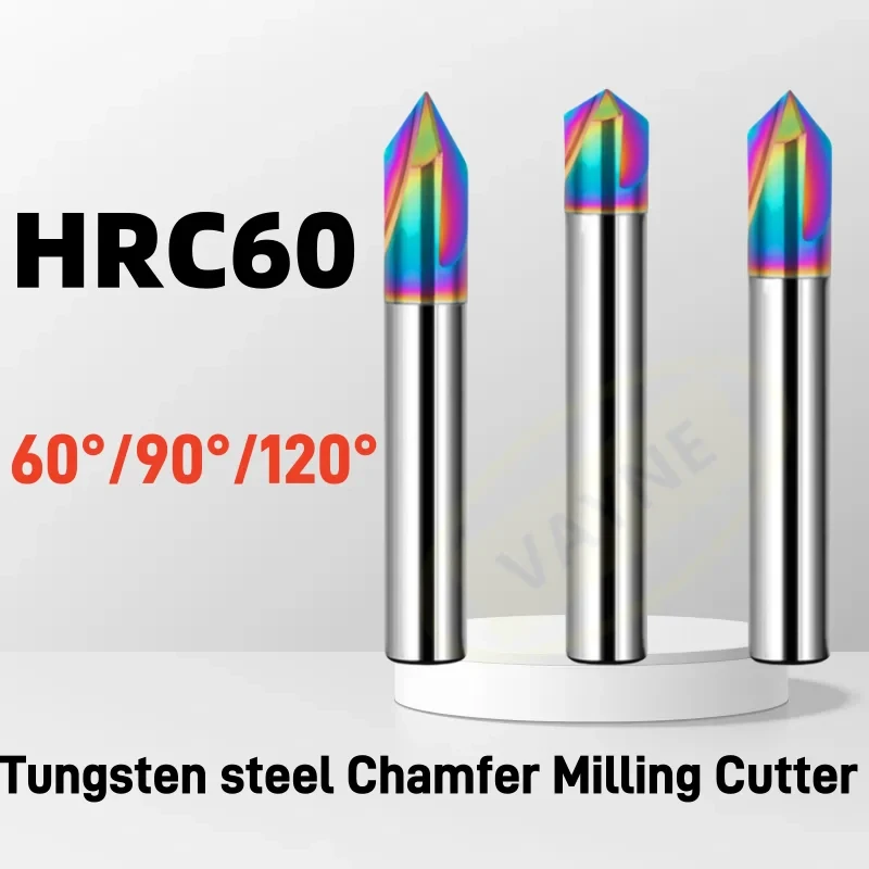 Chamfer Milling Cutter 60 90 120 Degree Carbide Chamfer Mill Deburring Edge V Grove Router Bit 3Flute CNC End Mill 2-12mm HRC60
Chamfer Milling Cutter 60 90 120 Degree Carbide Chamfer Mill Deburring Edge V Grove Router Bit 3Flute CNC End Mill 2-12mm HRC60