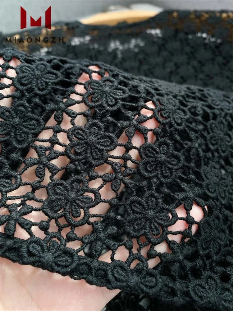 Elegant Vintage Black Lace Hook Flower Hollow Women's O Neck Long Sleeve Short Top Or High Waist Skirt Ladies Temperament Suits
Elegant Vintage Black Lace Hook Flower Hollow Women's O Neck Long Sleeve Short Top Or High Waist Skirt Ladies Temperament Suits