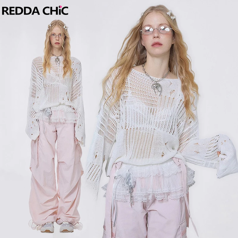 REDDACHiC сломанный вязаный свитер для женщин, однотонный белый вырез лодочкой, повседневный джемпер с длинными рукавами, верхняя одежда, корейская уличная одежда
REDDACHiC сломанный вязаный свитер для женщин, однотонный белый вырез лодочкой, повседневный джемпер с длинными рукавами, верхняя одежда, корейская уличная одежда
