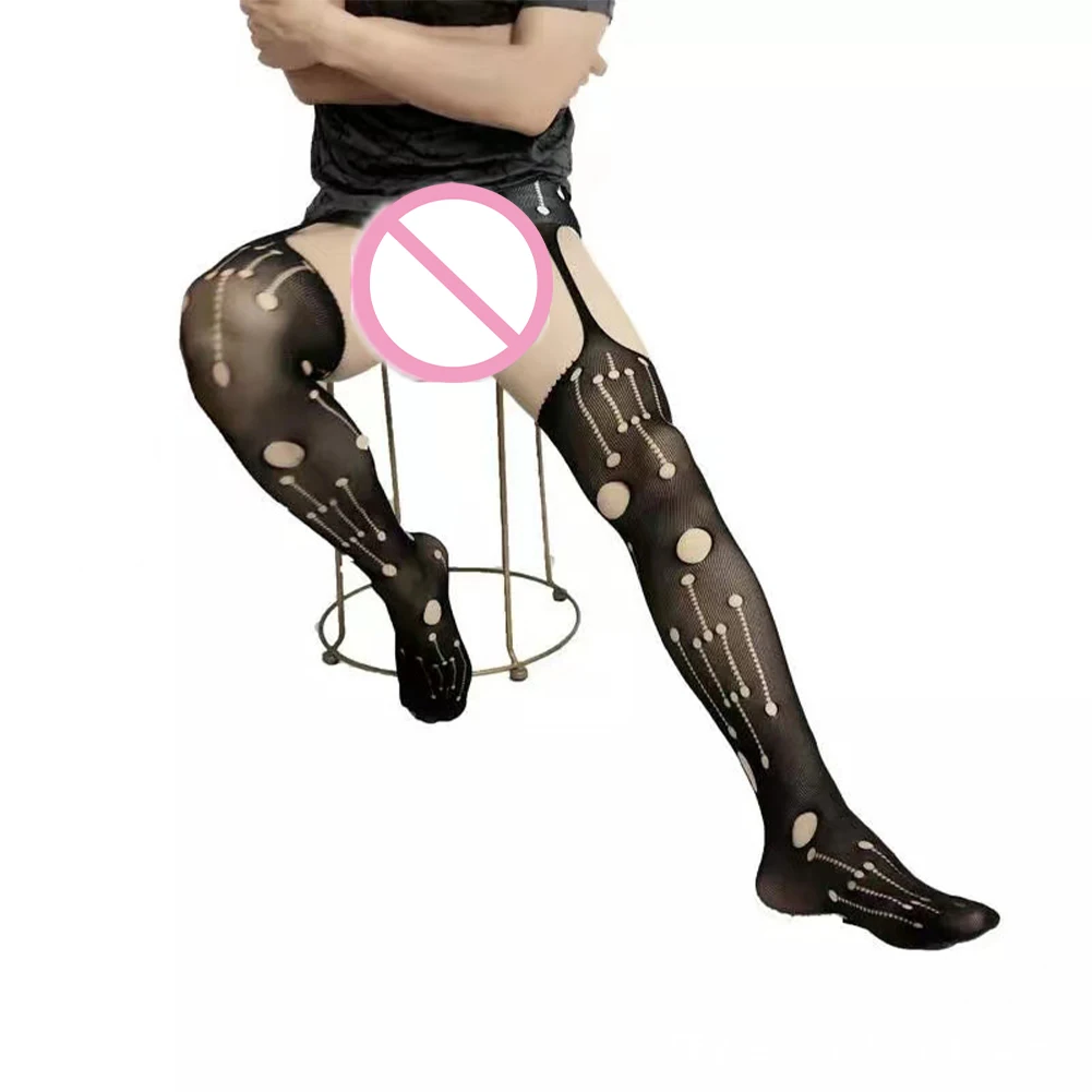 Sexy Men Sissy Pantyhose Mesh Fishnet Transparent Underwear Hollow Open Crotch Body Stockings Gay Man Seduction Erotic Lingerie
Sexy Men Sissy Pantyhose Mesh Fishnet Transparent Underwear Hollow Open Crotch Body Stockings Gay Man Seduction Erotic Lingerie