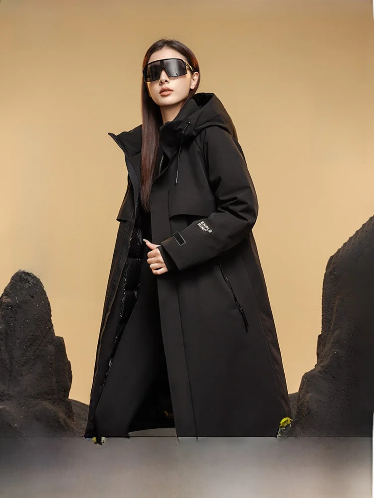 Black Obsidian Goose down Jacket Long Street Style Hip Hop Thickened Women's Coat Snow Flying New Summer 2024 Winter Collection
Black Obsidian Goose down Jacket Long Street Style Hip Hop Thickened Women's Coat Snow Flying New Summer 2024 Winter Collection