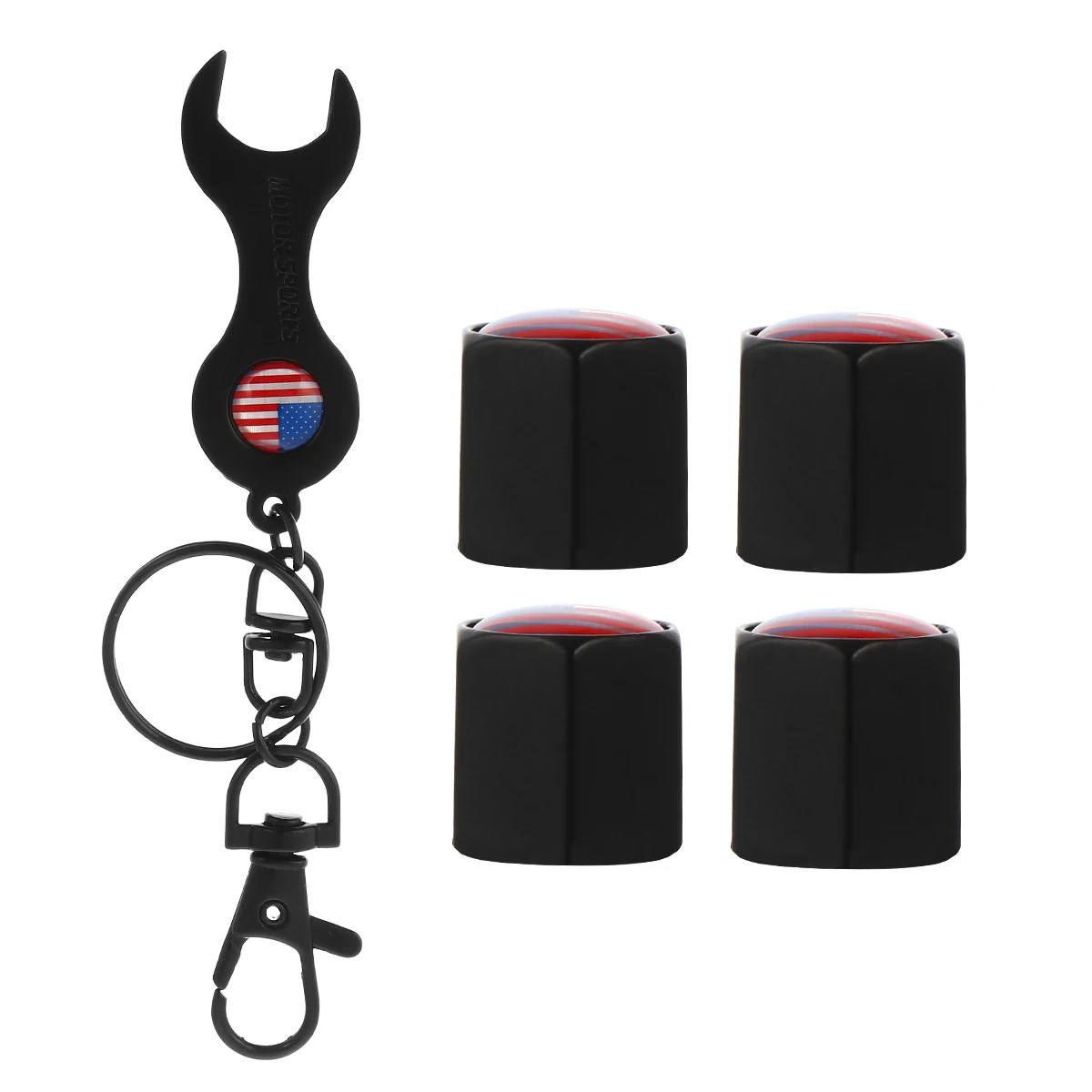 5pcs Tire Valve Cap Alloy Black American Flag Durable Protect Stem Prevent Leakage Fits Cars tire stem cap car tire cap
5pcs Tire Valve Cap Alloy Black American Flag Durable Protect Stem Prevent Leakage Fits Cars tire stem cap car tire cap