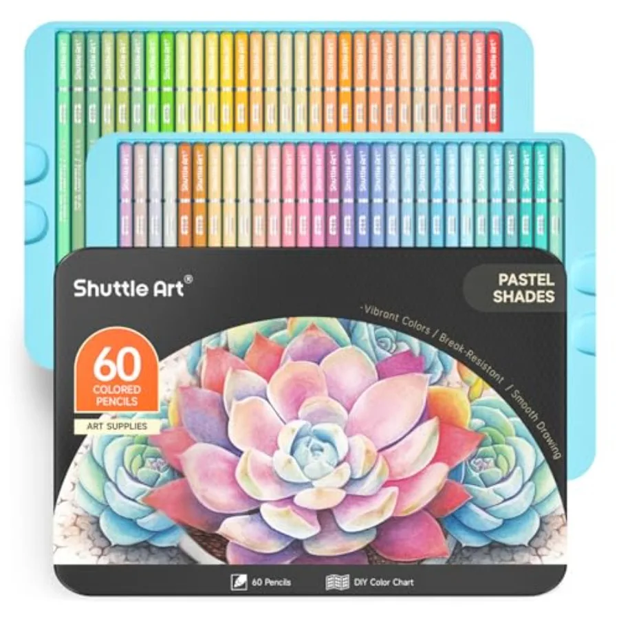 Colored Pencils, Colored Pencils for Adult Coloring, Soft Core Pencil in Gift Tin Box, Drawing Pencil for Adults Beginners Arti
Colored Pencils, Colored Pencils for Adult Coloring, Soft Core Pencil in Gift Tin Box, Drawing Pencil for Adults Beginners Arti