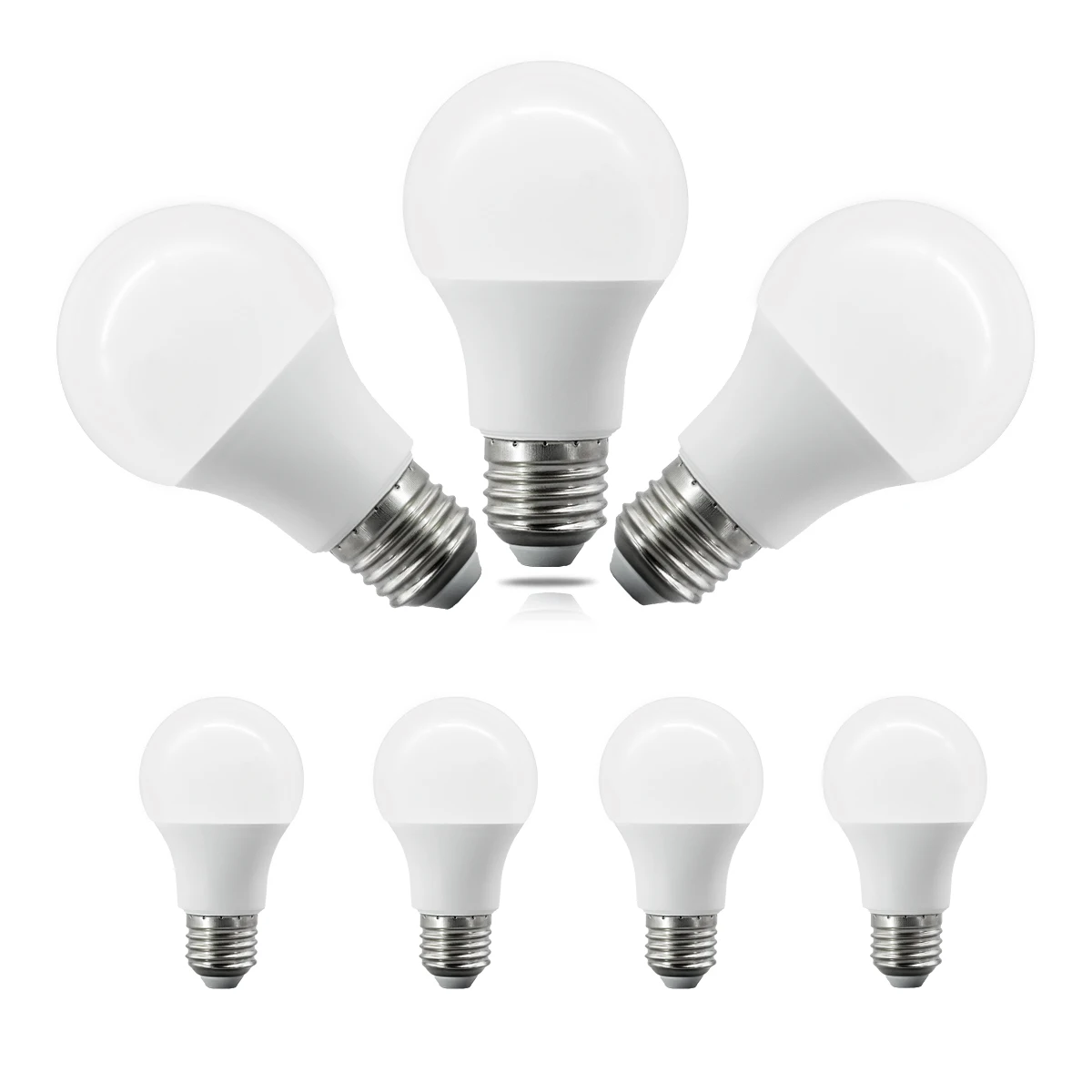 8PCS LED Bulb E27 AC220V 230V 3W 8W 9W 10W 12W 15W 18W 24W 3/4/6000K Hight Brightness No Flicker Living Room Home Lights
8PCS LED Bulb E27 AC220V 230V 3W 8W 9W 10W 12W 15W 18W 24W 3/4/6000K Hight Brightness No Flicker Living Room Home Lights