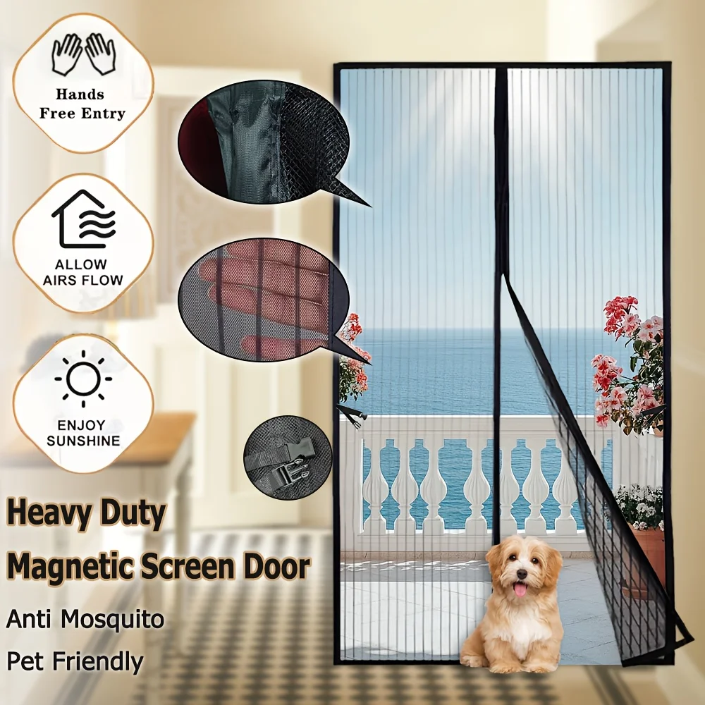High-Elastic Dense Mosquito Curtain, Magnetic Self-Sealing, Traceless Easy Install, Ventilated Indoor Privacy Cover
High-Elastic Dense Mosquito Curtain, Magnetic Self-Sealing, Traceless Easy Install, Ventilated Indoor Privacy Cover
