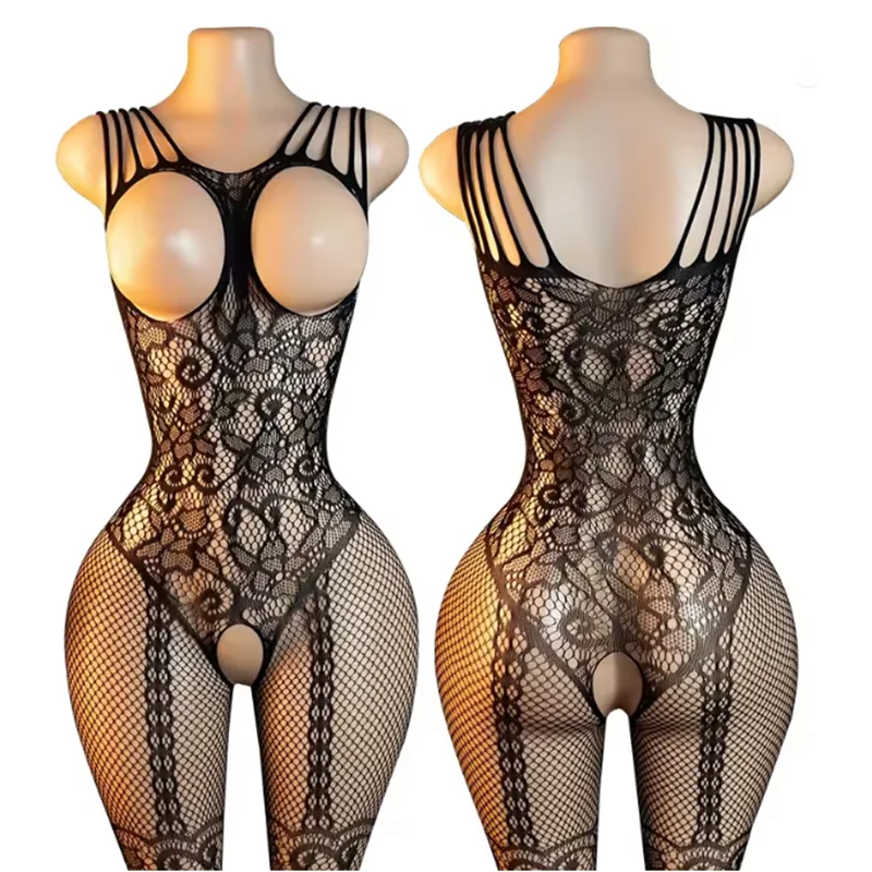Sexy Fishnet Hollow Lingerie Sets Women Cross Legged Crotchless Bodystockings Sling Hanging Neck Open Bras Underwear Body Suits
Sexy Fishnet Hollow Lingerie Sets Women Cross Legged Crotchless Bodystockings Sling Hanging Neck Open Bras Underwear Body Suits