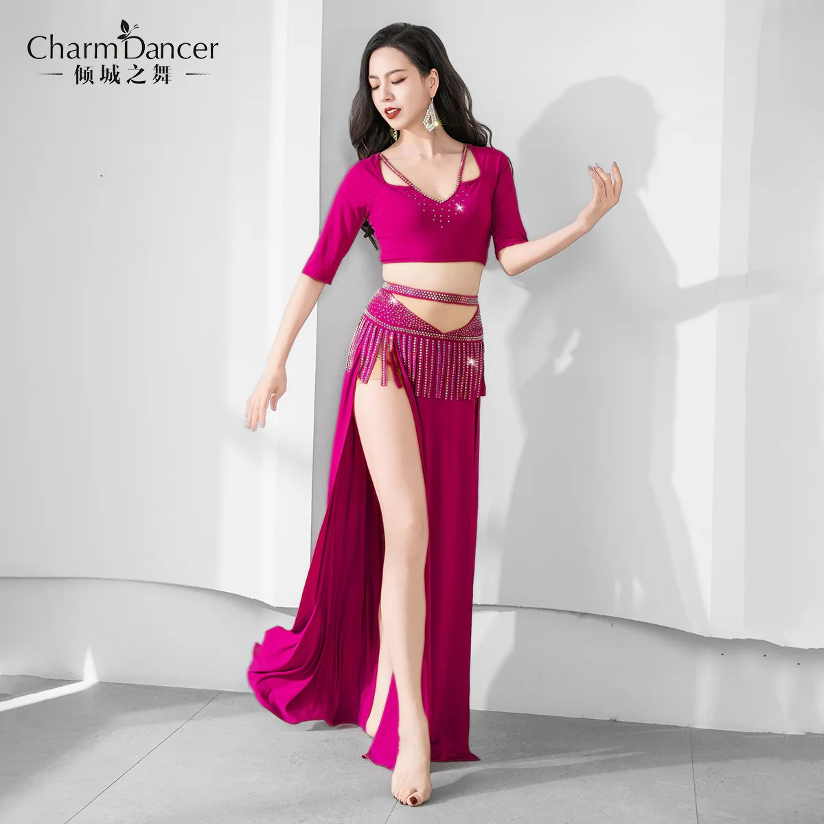 Adult Belly Dance Performance Clothings Lesson Wear Oriental Costume Tassel Top Long Skirt Set Green Rose Red Stage Party Outfit
Adult Belly Dance Performance Clothings Lesson Wear Oriental Costume Tassel Top Long Skirt Set Green Rose Red Stage Party Outfit