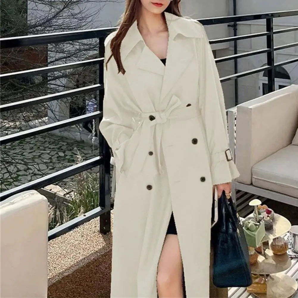 Elegant Women Outerwear Women Windbreaker Coat Elegant Women's Double-breasted Trench Coat Collection Windproof Lapel for Spring
Elegant Women Outerwear Women Windbreaker Coat Elegant Women's Double-breasted Trench Coat Collection Windproof Lapel for Spring