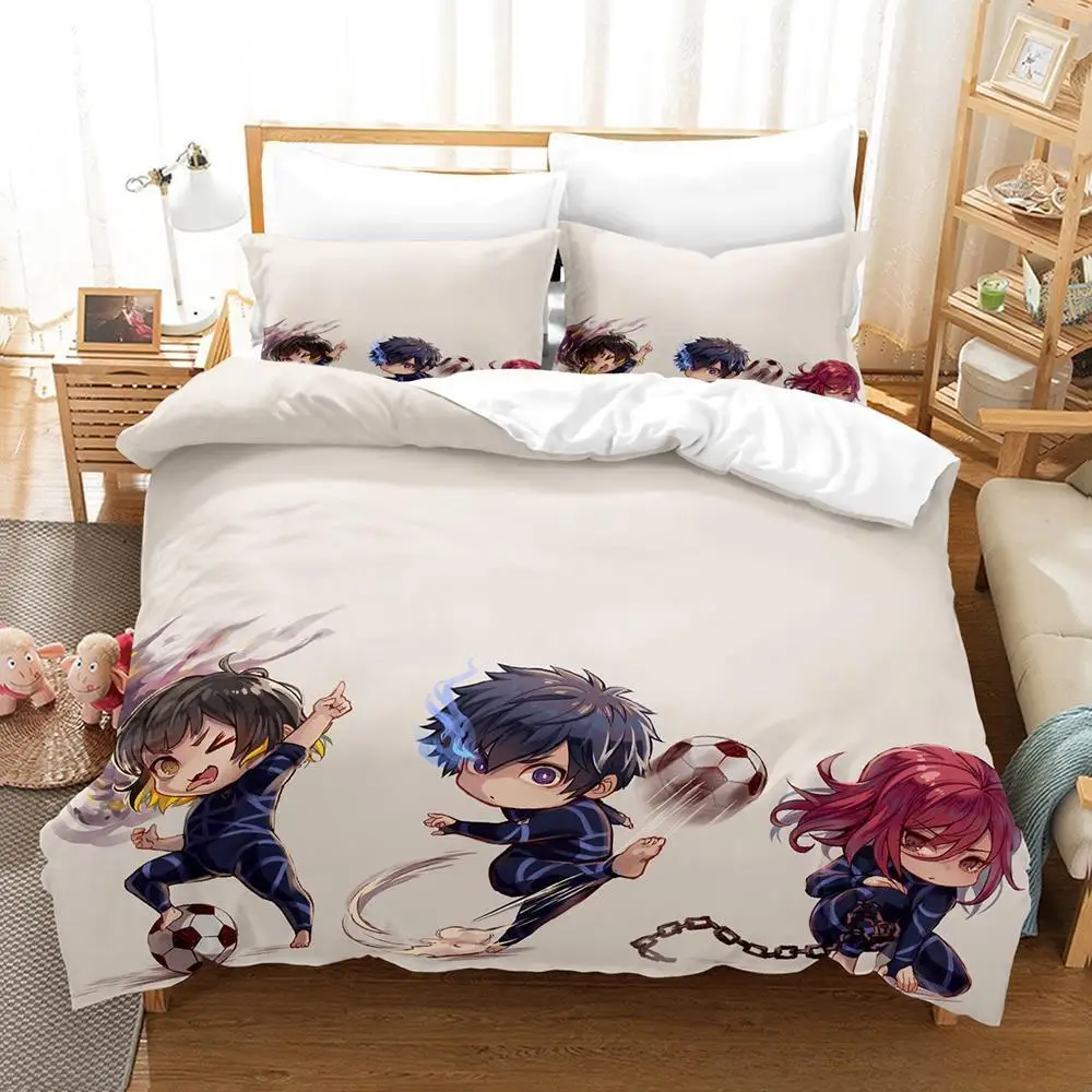 New Blue Lock Bedding Set Single Twin Full Queen King Size Bed Set Adult Kid Bedroom Duvet cover Sets 3D Anime Bed Sheet Set
New Blue Lock Bedding Set Single Twin Full Queen King Size Bed Set Adult Kid Bedroom Duvet cover Sets 3D Anime Bed Sheet Set