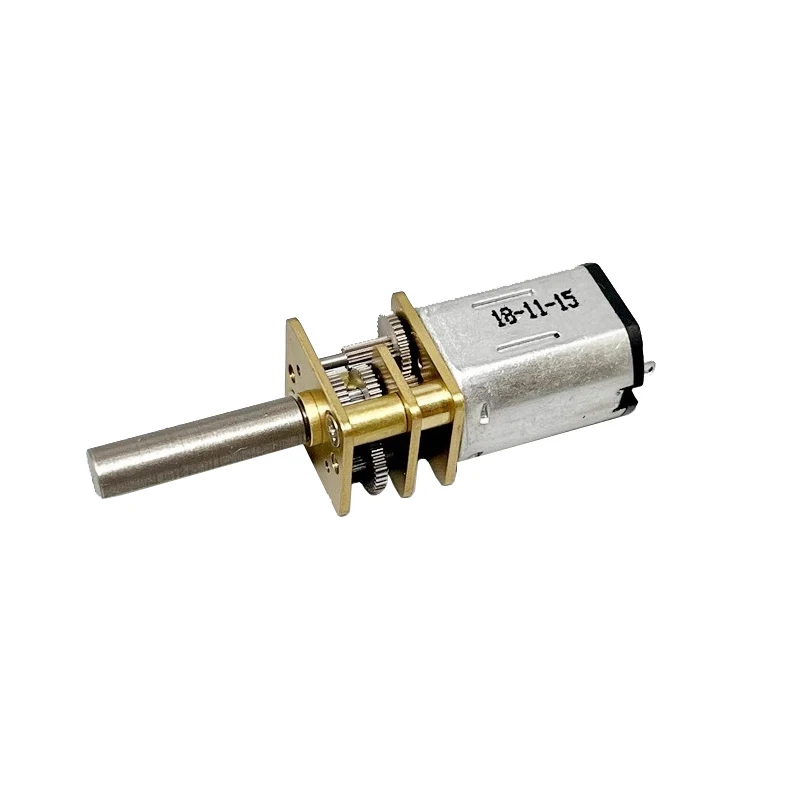 GA12-N20 Micro Gear Motor DC 3V 5V 6V 152RPM Slow Speed Large Torque Mini Full Metal Gear Motor 16mm Long Shaft DIY Robot Car
GA12-N20 Micro Gear Motor DC 3V 5V 6V 152RPM Slow Speed Large Torque Mini Full Metal Gear Motor 16mm Long Shaft DIY Robot Car