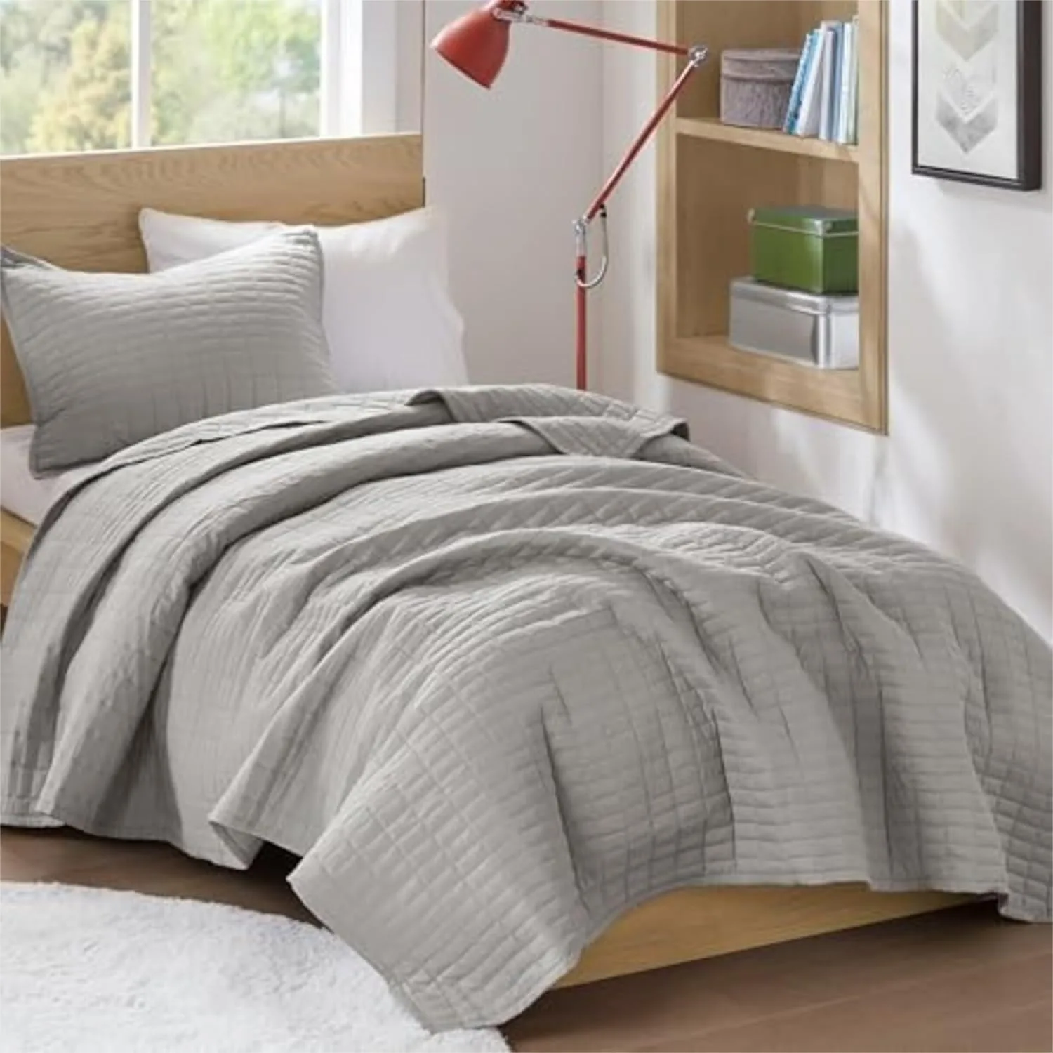 Twin/Twin XL Quilt Set with Double Sided Stitching, Lightweight Summer Blanket, Soft Microfiber All Season Bedding Layer
Twin/Twin XL Quilt Set with Double Sided Stitching, Lightweight Summer Blanket, Soft Microfiber All Season Bedding Layer