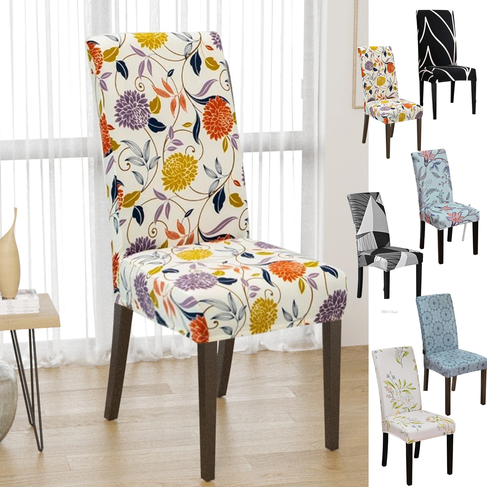 1pc Elastic Sliky Fiber Fabric PrintChair Cover ,Suitable for Hotel Living Room Chair Decoration Cojines Decorativos Sofá
1pc Elastic Sliky Fiber Fabric PrintChair Cover ,Suitable for Hotel Living Room Chair Decoration Cojines Decorativos Sofá