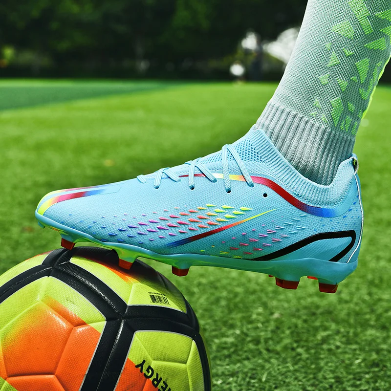 Unisex Soccer Cleats Breathable Mesh Non Slip Studded Sole Shock Absorption Wear Resistant Lightweight Outdoor GrassTurfTraining
Unisex Soccer Cleats Breathable Mesh Non Slip Studded Sole Shock Absorption Wear Resistant Lightweight Outdoor GrassTurfTraining