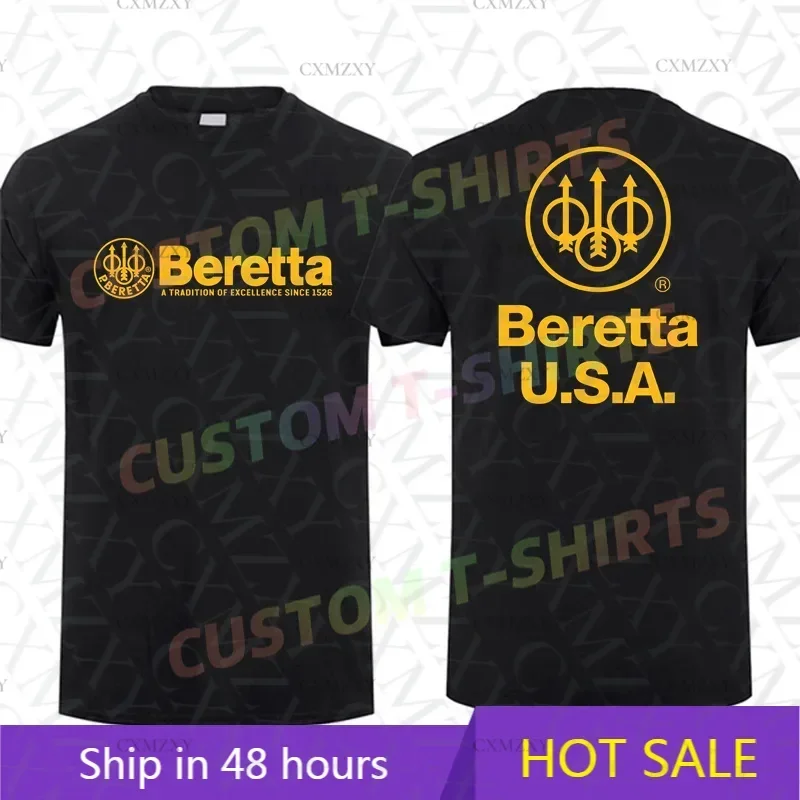Men T Shirt Casual Berettas Guns Weaponry T-shirt Graphic Summer Sports Short Sleeves 100% Cotton Streetwear S-3XL Cool Tee
Men T Shirt Casual Berettas Guns Weaponry T-shirt Graphic Summer Sports Short Sleeves 100% Cotton Streetwear S-3XL Cool Tee