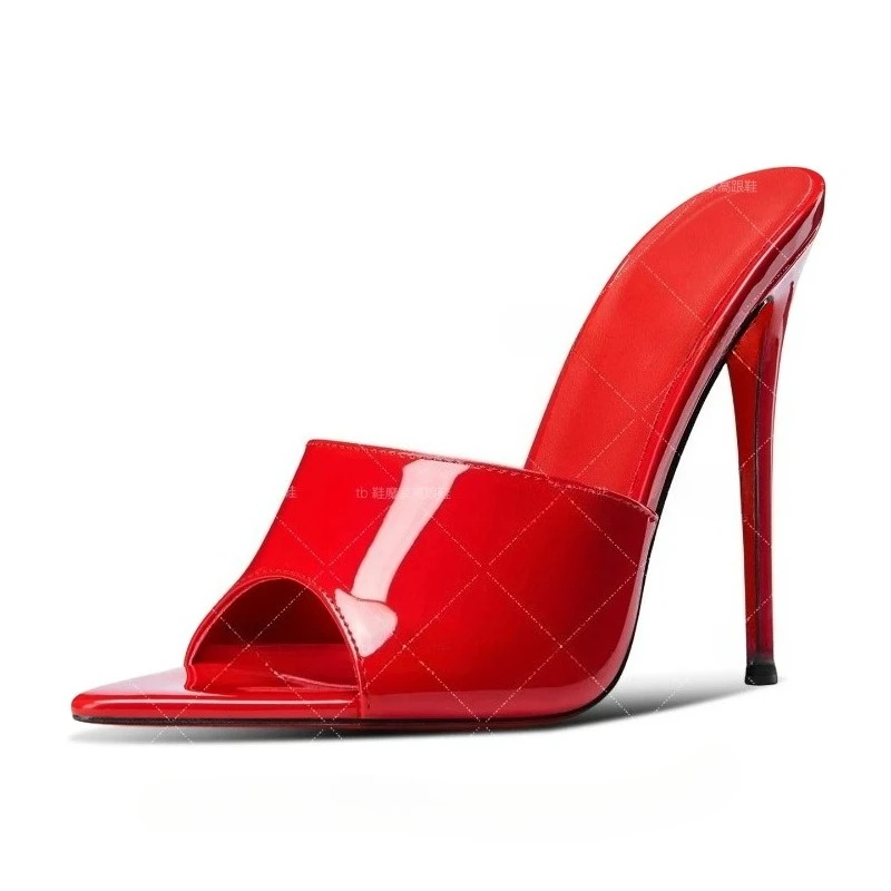 Half Slippers Women's Summer Wear New Pointed High-heeled Cool Slippers
Half Slippers Women's Summer Wear New Pointed High-heeled Cool Slippers