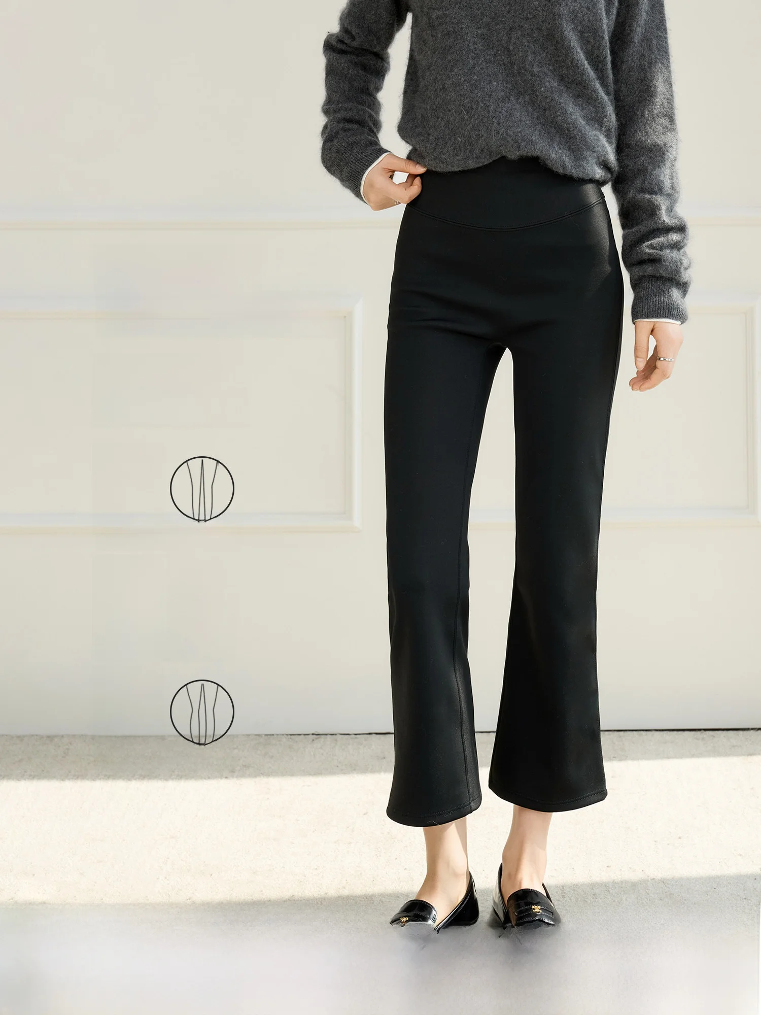 High Waist Slim Fit Casual Pants Women's Thiened High Elastic Fabric Spring Versatile Eighteen Leisure Trousers Lu Series
High Waist Slim Fit Casual Pants Women's Thiened High Elastic Fabric Spring Versatile Eighteen Leisure Trousers Lu Series