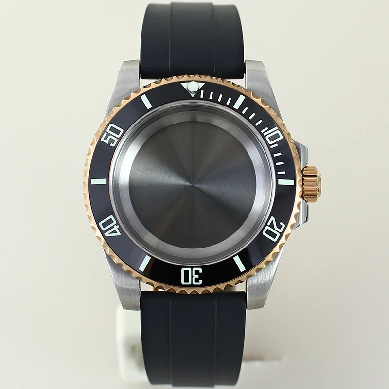 Steel 40mm Watch Case Sapphire For NH35 NH34/36 Miyota8215 Eta2824 Ceramic Bezel 28.5mm Dial Rubber Strap Submariner Accessories
Steel 40mm Watch Case Sapphire For NH35 NH34/36 Miyota8215 Eta2824 Ceramic Bezel 28.5mm Dial Rubber Strap Submariner Accessories
