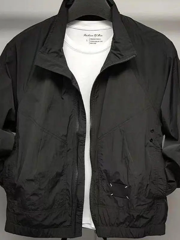 Hong Kong Sle Casual Lightweight Stand Collar Jaet Men's Simple Faion Autumn Spring New Arrival Versatile Workwear
Hong Kong Sle Casual Lightweight Stand Collar Jaet Men's Simple Faion Autumn Spring New Arrival Versatile Workwear