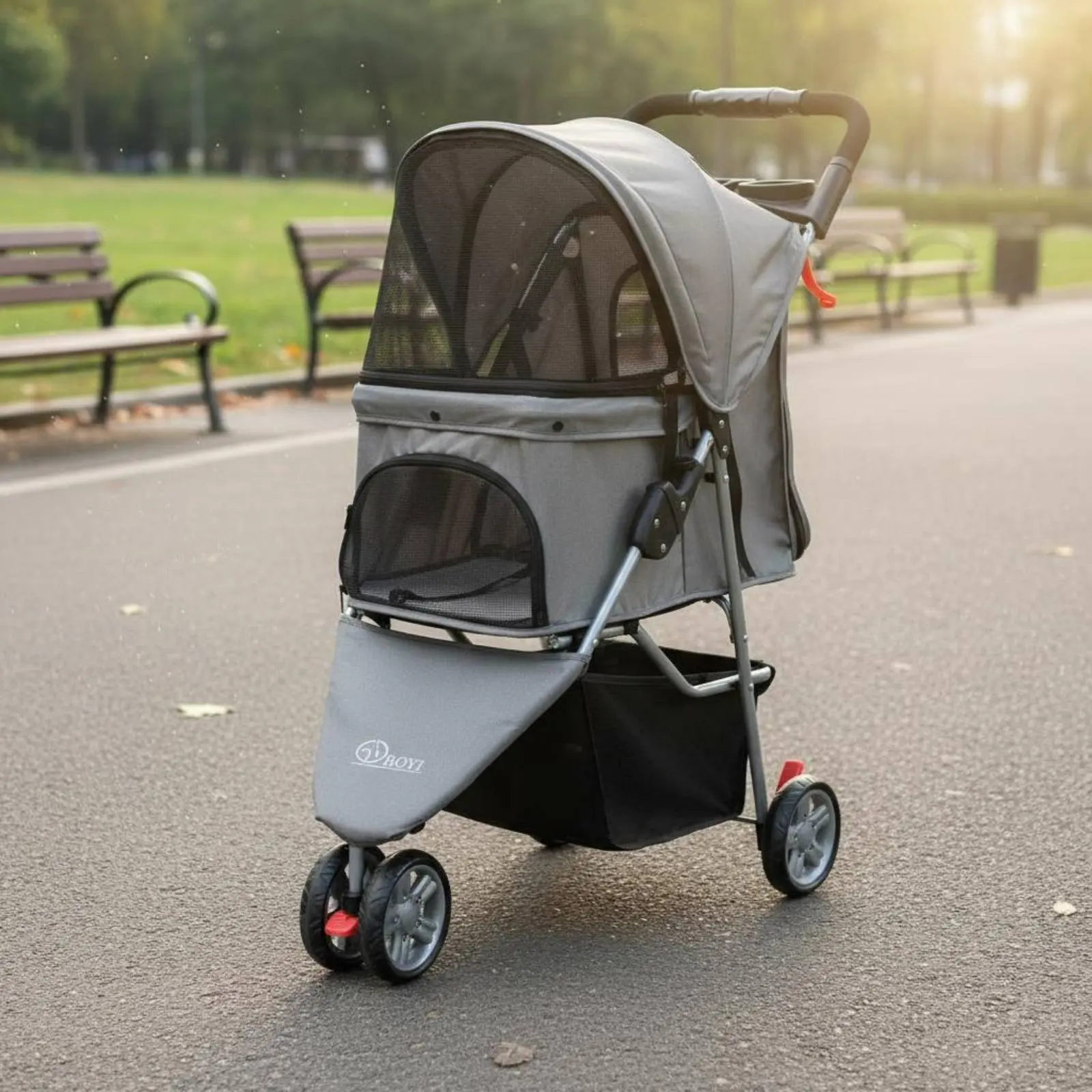 3-Wheel Pet Pet Carriage Single-Button Fold Folding Dog Pet Carriage Lightweight Cat Carrier With Beverage Holder Holder Shock
3-Wheel Pet Pet Carriage Single-Button Fold Folding Dog Pet Carriage Lightweight Cat Carrier With Beverage Holder Holder Shock