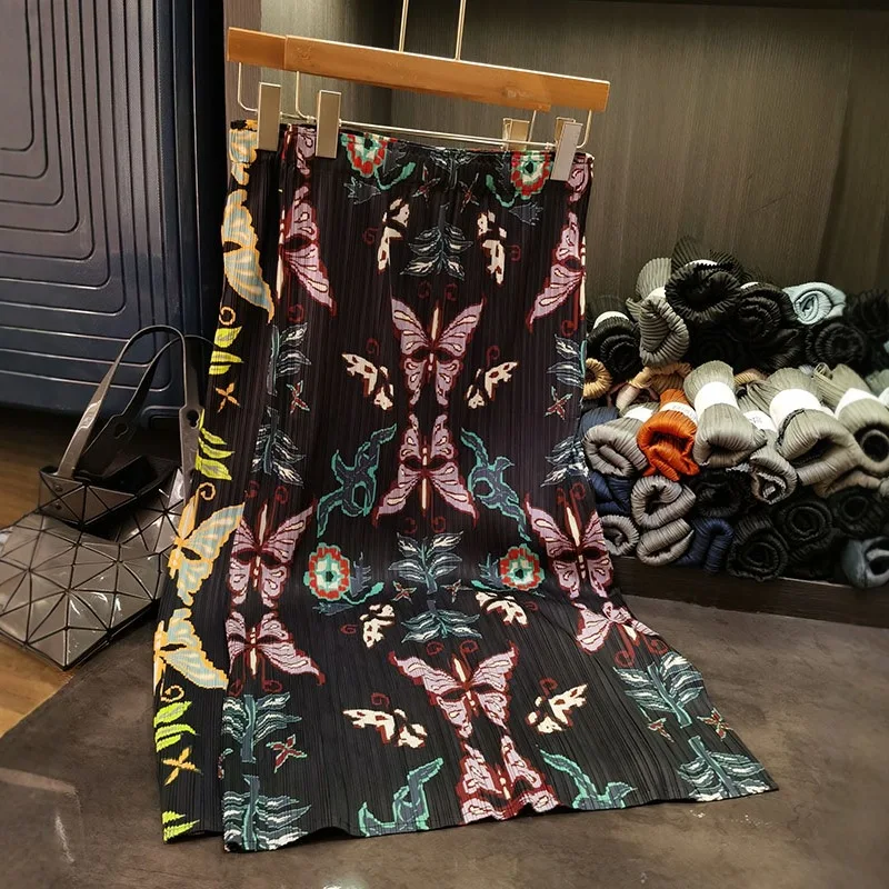 Miyake Pleated Half-skirt Fashion Printing A-line Jupe 2025 Summer New Fold Thin Versatile Elastic Waist Pleat Mid-length Skirt
Miyake Pleated Half-skirt Fashion Printing A-line Jupe 2025 Summer New Fold Thin Versatile Elastic Waist Pleat Mid-length Skirt