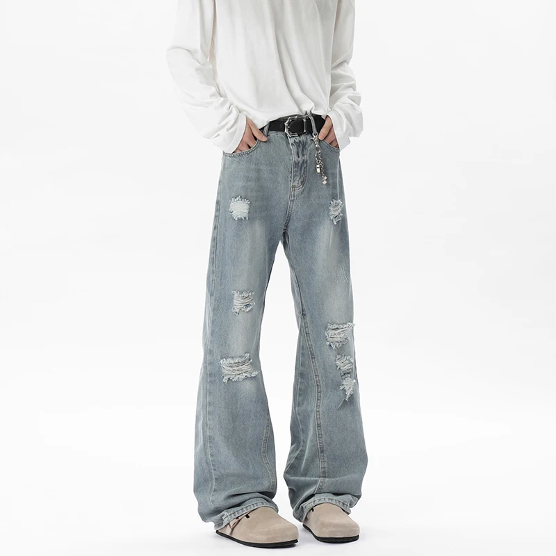 LAPPSTER Hole Streetwear Y2k Baggy Blue Jeans Man Hip Hop Korean Harem Jeans Denim Casual Women Loose High Street Wide-leg Jean
LAPPSTER Hole Streetwear Y2k Baggy Blue Jeans Man Hip Hop Korean Harem Jeans Denim Casual Women Loose High Street Wide-leg Jean