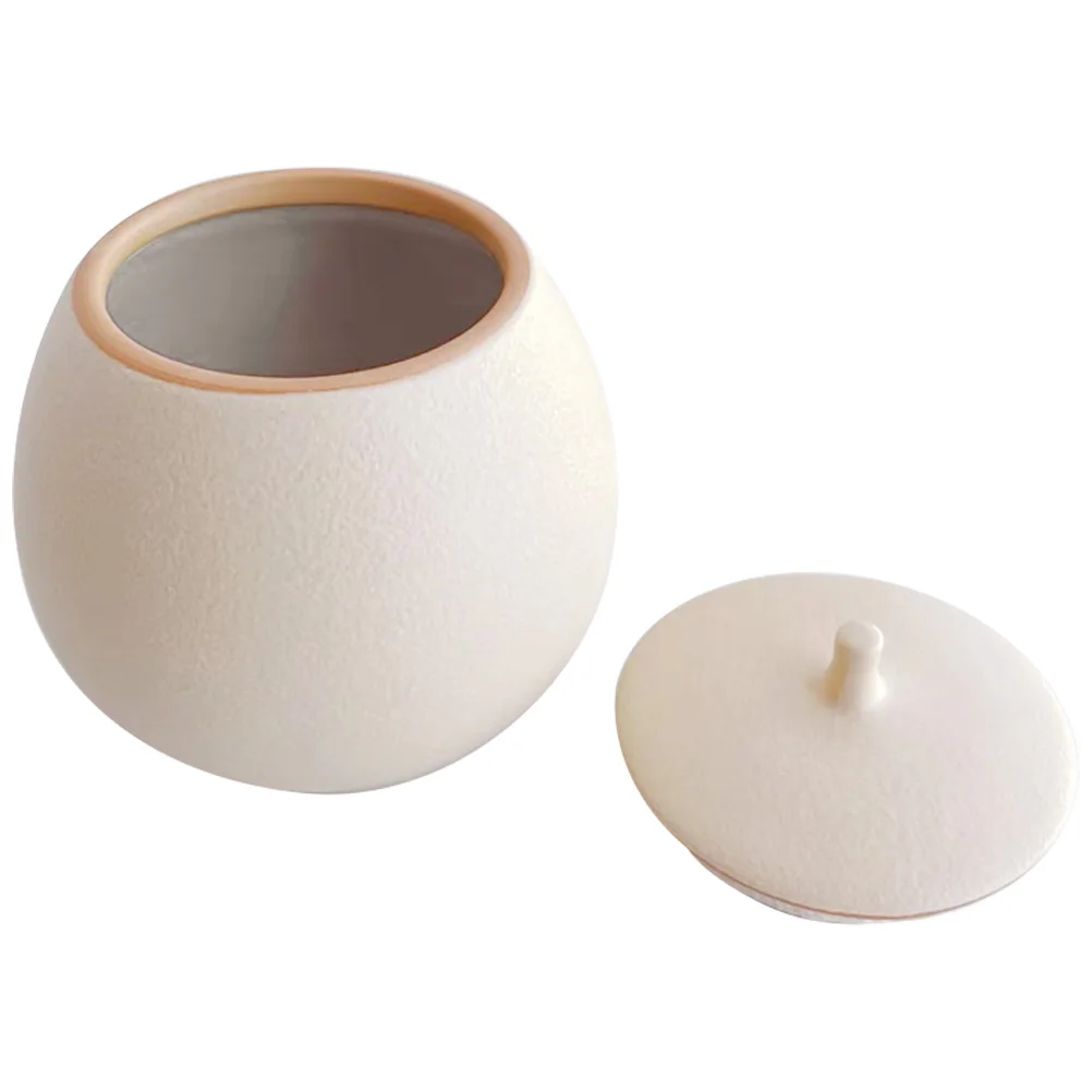 Vintage Ceramic Tea Decorative Sugar Container with Lid Ceramics Mini Canister 
Vintage Ceramic Tea Decorative Sugar Container with Lid Ceramics Mini Canister