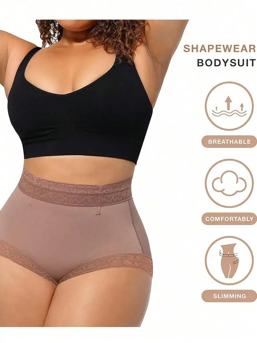 Womens High-Waisted Shapewear Bodysuit With Silicone Grip For Slimming And Comfort
Womens High-Waisted Shapewear Bodysuit With Silicone Grip For Slimming And Comfort
