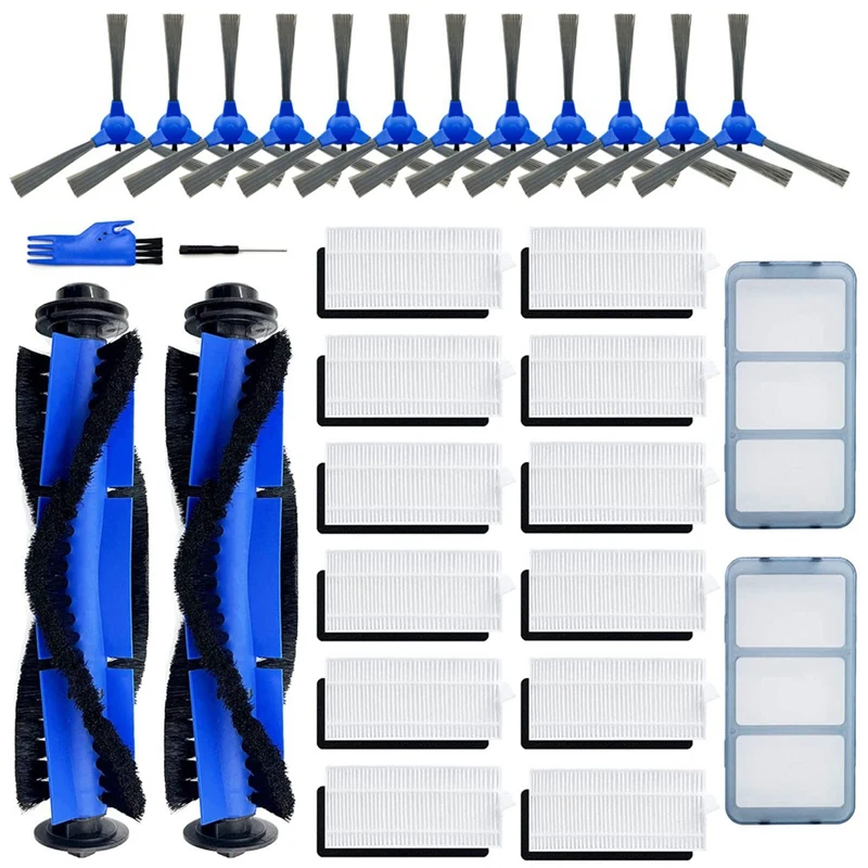 30 Pack Replacement Part Accessories For Eufy Robovac 11S, 15T, 30, 30C, 15C, 12, 25C, 35C Robotic Vacuums-Newest
30 Pack Replacement Part Accessories For Eufy Robovac 11S, 15T, 30, 30C, 15C, 12, 25C, 35C Robotic Vacuums-Newest