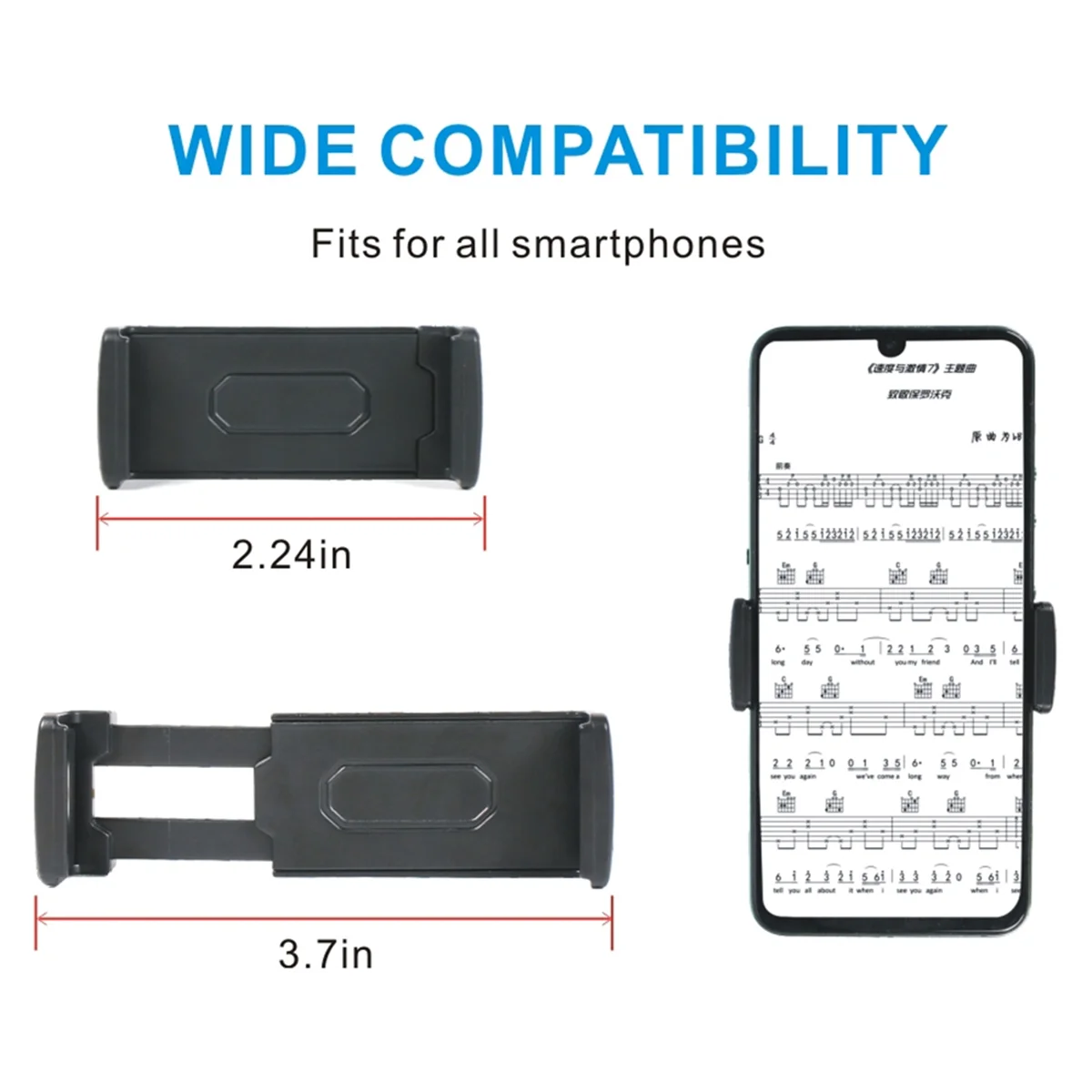 AA85 Mic Stand Phone Holder, Flexible Microphone Phone Holder Stand, Adjustable Mic Stand Holders for All Smartphones
AA85 Mic Stand Phone Holder, Flexible Microphone Phone Holder Stand, Adjustable Mic Stand Holders for All Smartphones