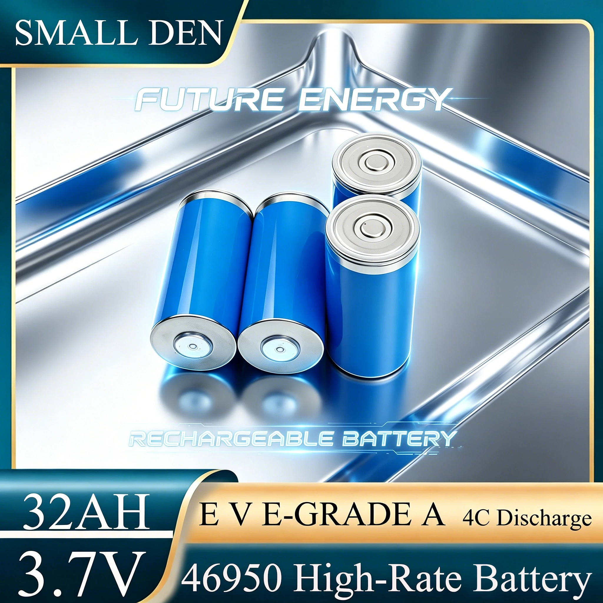 new 3.7V 46950 32Ah Lithium Rechargeable Battery 10C 320A discharge DIY Automotive Ignition Energy Storage Inverter Grade A
new 3.7V 46950 32Ah Lithium Rechargeable Battery 10C 320A discharge DIY Automotive Ignition Energy Storage Inverter Grade A