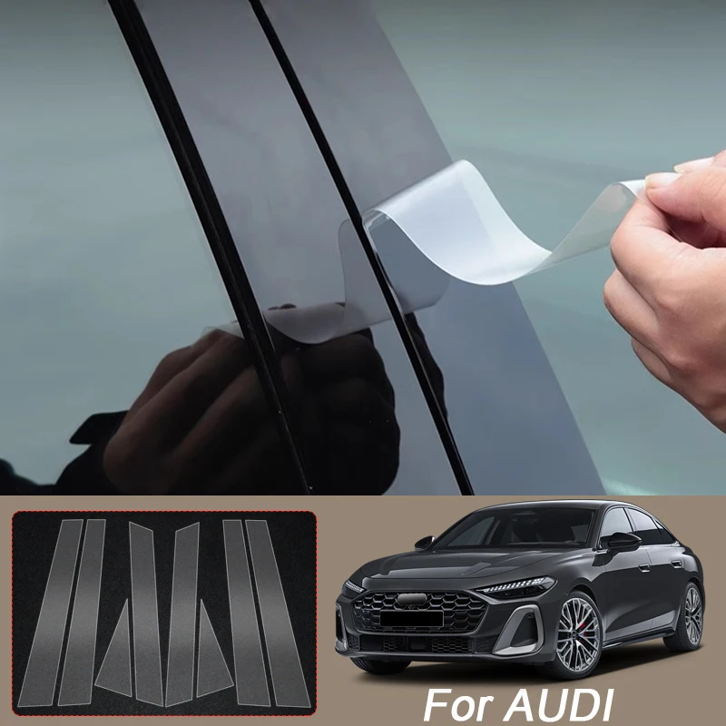 B Pillars ТПУ Автомобильная защитная пленка для AUDI A3 A4 A5 A6 A7 A8 Седан Хэтчбек 2012-2026 Прозрачная наклейка на кузов Защита краски
B Pillars ТПУ Автомобильная защитная пленка для AUDI A3 A4 A5 A6 A7 A8 Седан Хэтчбек 2012-2026 Прозрачная наклейка на кузов Защита краски