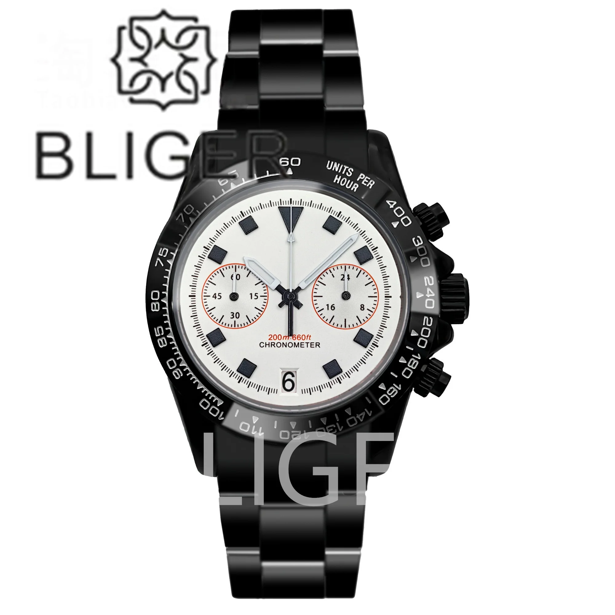 BLIGER 2025 New V2FXD 39MM VK64 Quartz Chronograph Watch For Men Full Black PVD Case Ceramic Bezel Sapphire Glass Waterproof
BLIGER 2025 New V2FXD 39MM VK64 Quartz Chronograph Watch For Men Full Black PVD Case Ceramic Bezel Sapphire Glass Waterproof